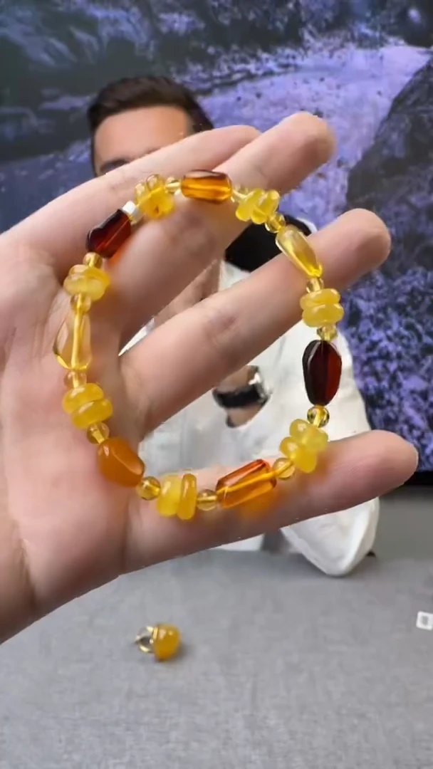 【闪购商品】琥珀手串未镶嵌326