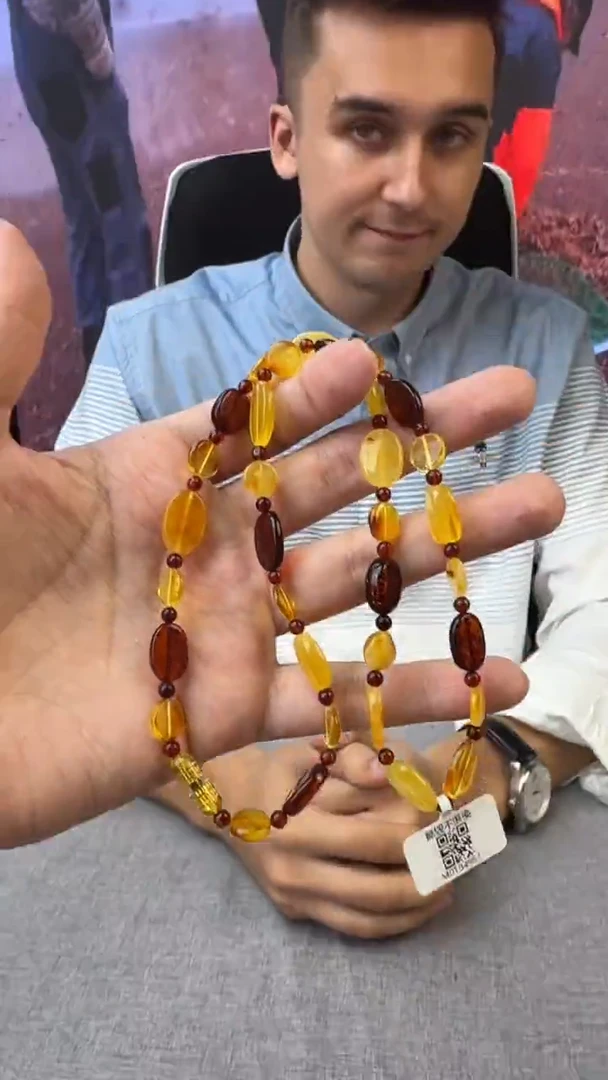 【闪购商品】琥珀颈饰未镶嵌277