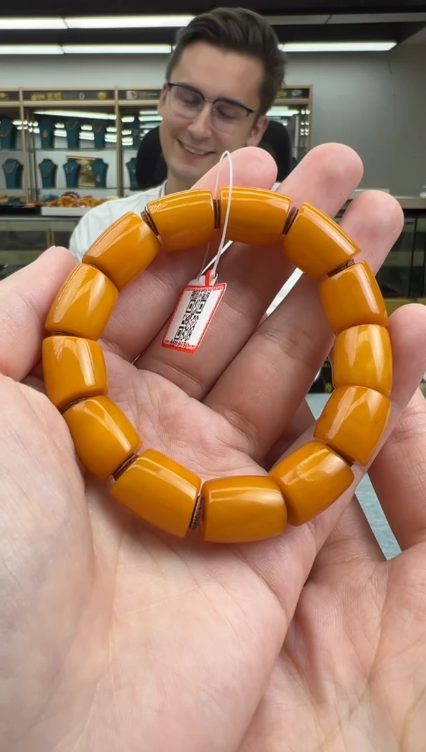 【闪购商品】琥珀手串未镶嵌720秒拍号