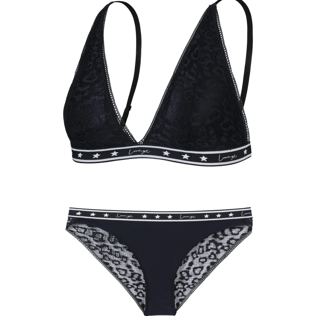 法式无钢圈内衣套装薄款大胸显小性感蕾丝透气杯垫无痕舒适