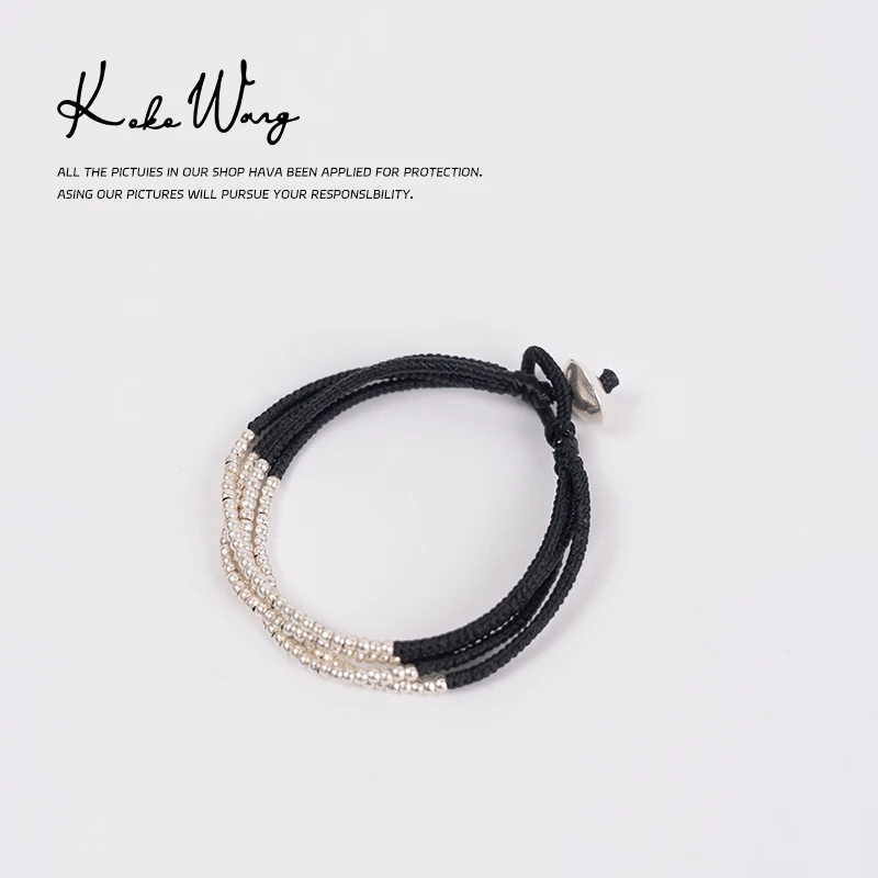 非金属树脂手链 重工珠串叠带复古高级百搭手链090404E27S49