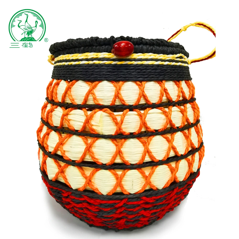 【三鹤龙团1千克】三鹤六堡茶2018年特级广西梧州黑茶三鹤六堡茶