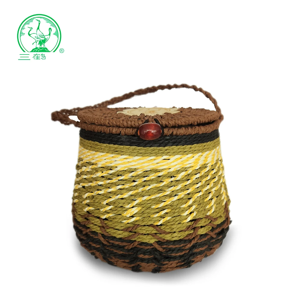 【三鹤茶梗】三鹤六堡茶2017年350克广西梧州黑茶