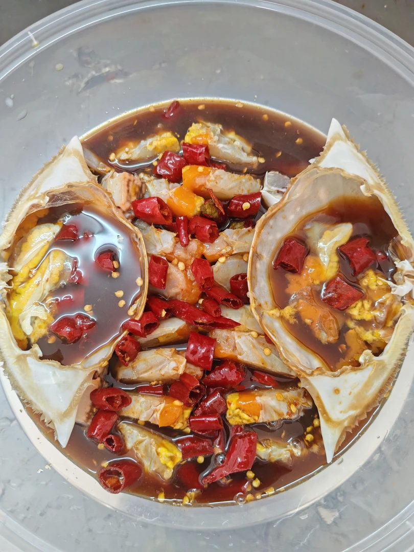 生腌蟹2只蟹同城配送海鲜