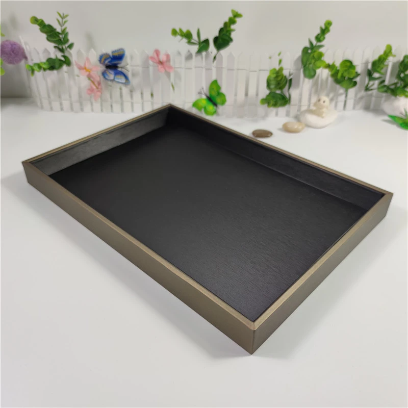 大容量首饰展示盘高档看货盘眼镜黄金托盘戒指收纳盘手表丝巾摆放