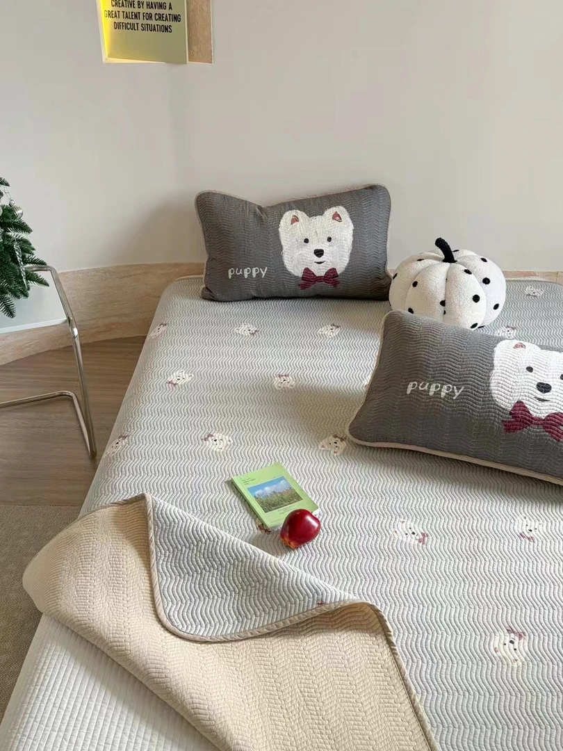 【床盖三件套】ins卡通系列 全棉四季款床盖三件套 可机洗