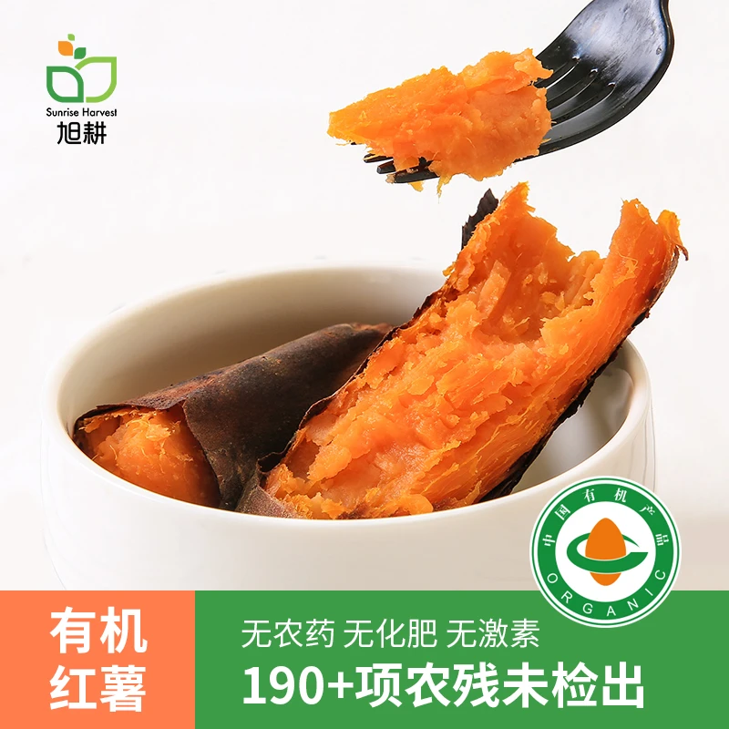 旭耕 有机红薯家庭装 新鲜现挖红皮红心糖心蜜薯番薯烟台地瓜顺丰