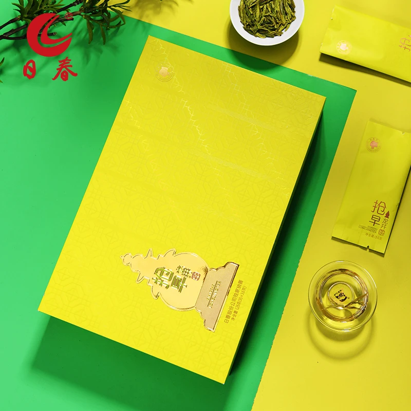 日春茶叶龙井茶明前礼盒装绿茶【抢早龙井茶600】春茶126g