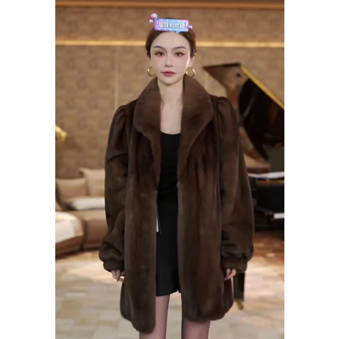 懒猫nono│Saynono 珠零锦粲＿进口天鹅绒短二水貂皮草-XS925