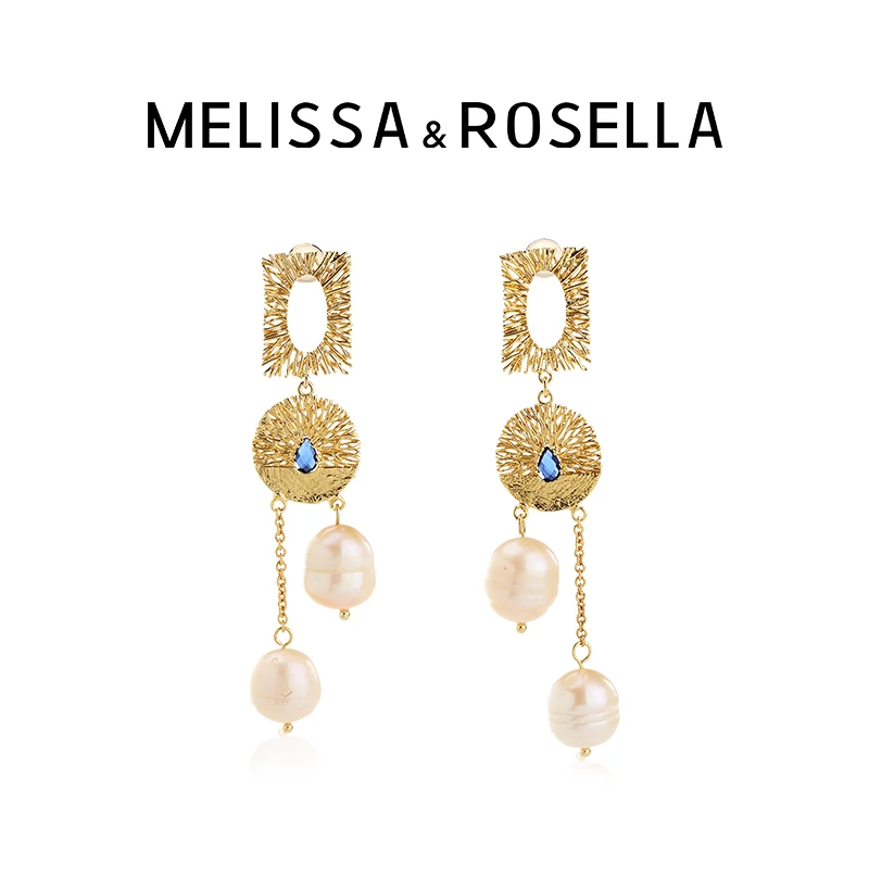 MELISSA&ROSELLA 铜合金耳饰 情网流苏耳环长款设计师小众百搭