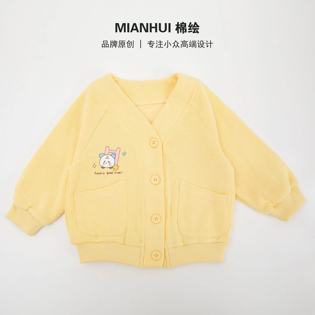 【月亮兔】新款品牌女童设计师针织外套34325020