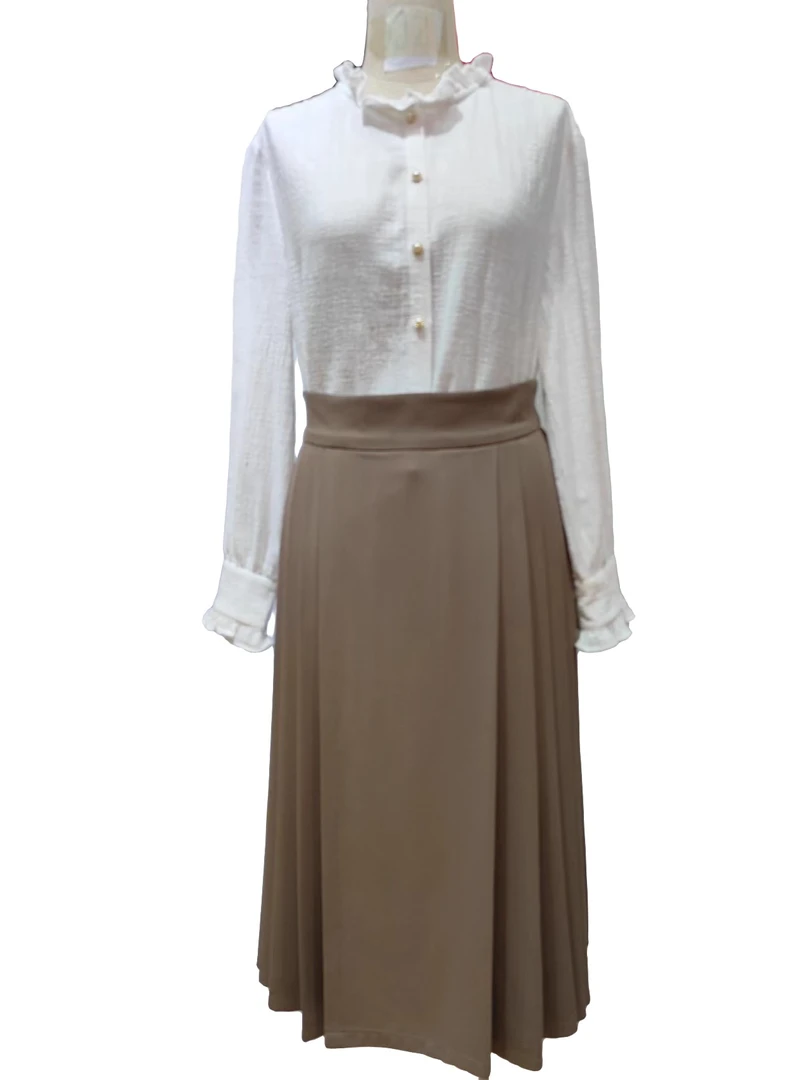 改量七分长马面裙侧拉所带侧斗春秋款{定制款不支持七天无里由}