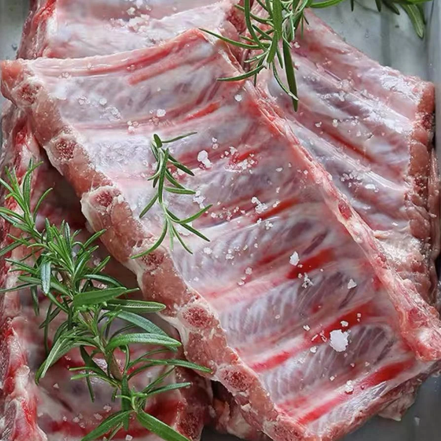 400斤左右农村粮食大肥猪 无脊骨 精品新鲜寸排净重5斤