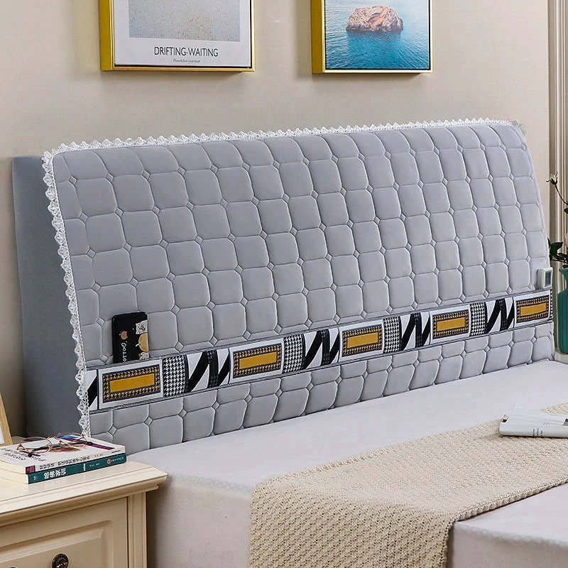 床头罩全包床头套罩绒面加厚软包2025年新款通用型万能木床靠背套