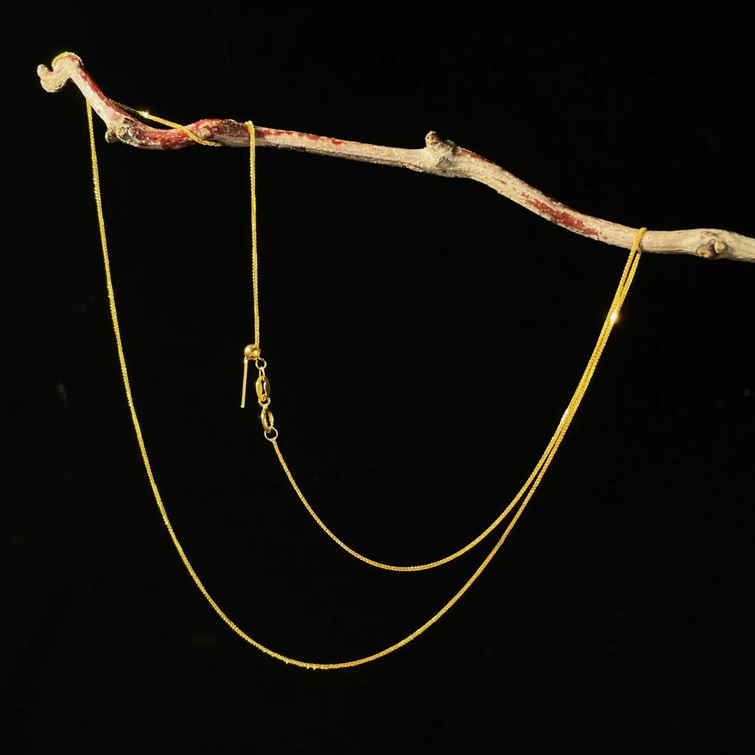 【云上雅岚】C2647-18k金肖邦链-45cm(约0.7g）