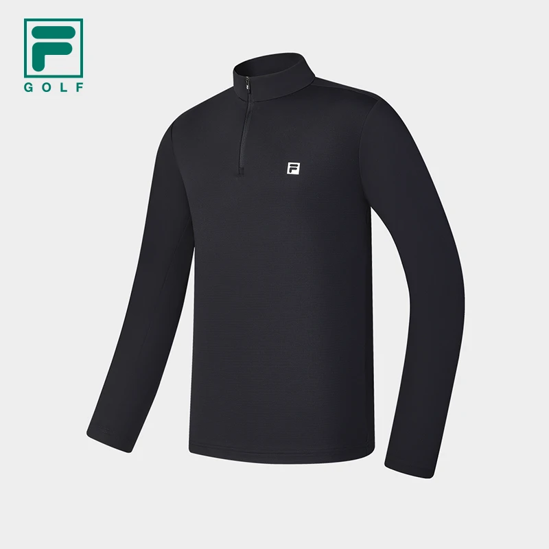 Fila/斐乐男【高弹半拉链上衣】秋季新款高尔夫运动长袖A11M445202F