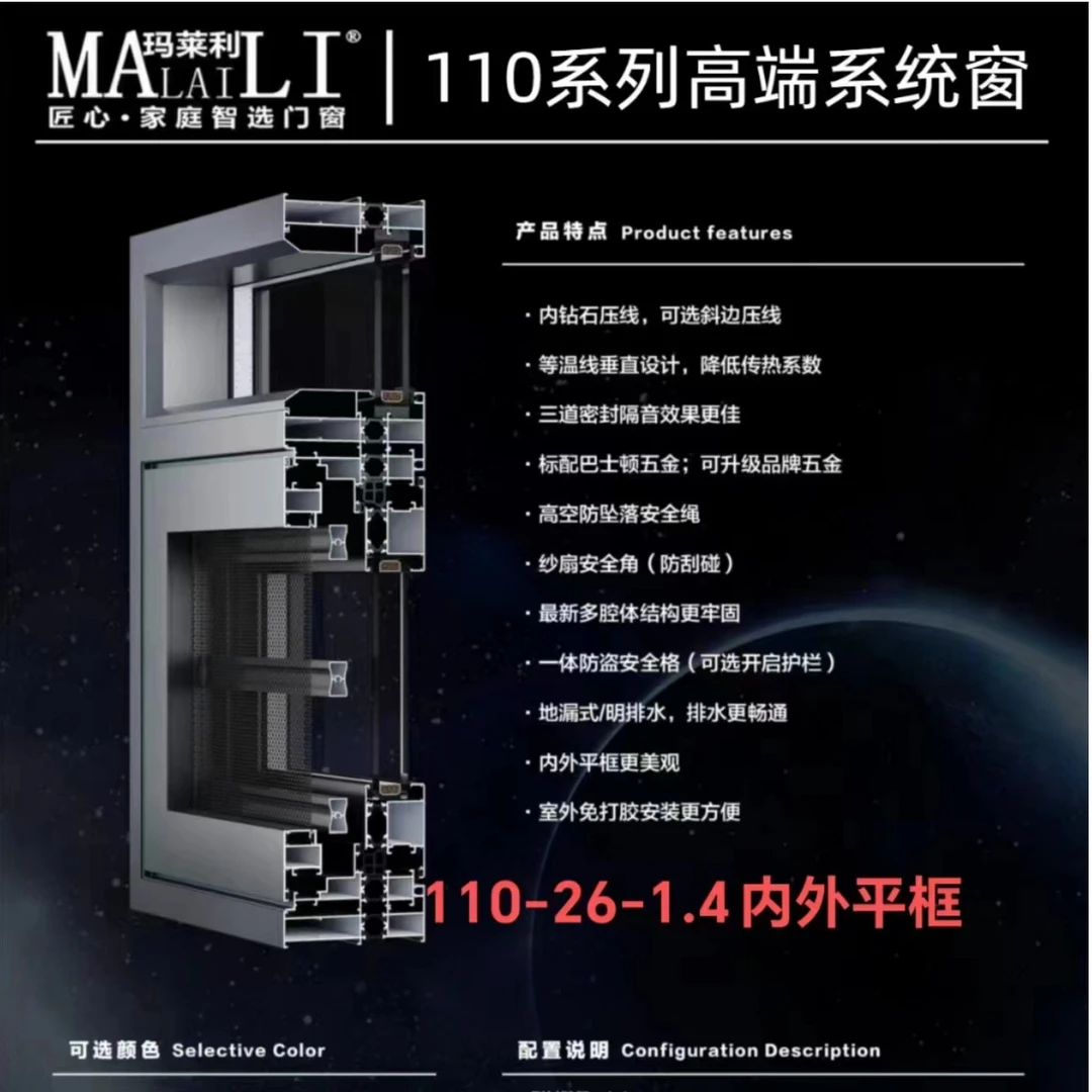 【预约定金】玛莱利110-26-1.4高端系统窗