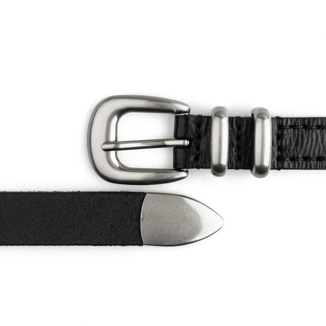 EMGR线上做旧头层小牛皮毛边百搭通勤cleanfit镀银扣通用百搭皮带