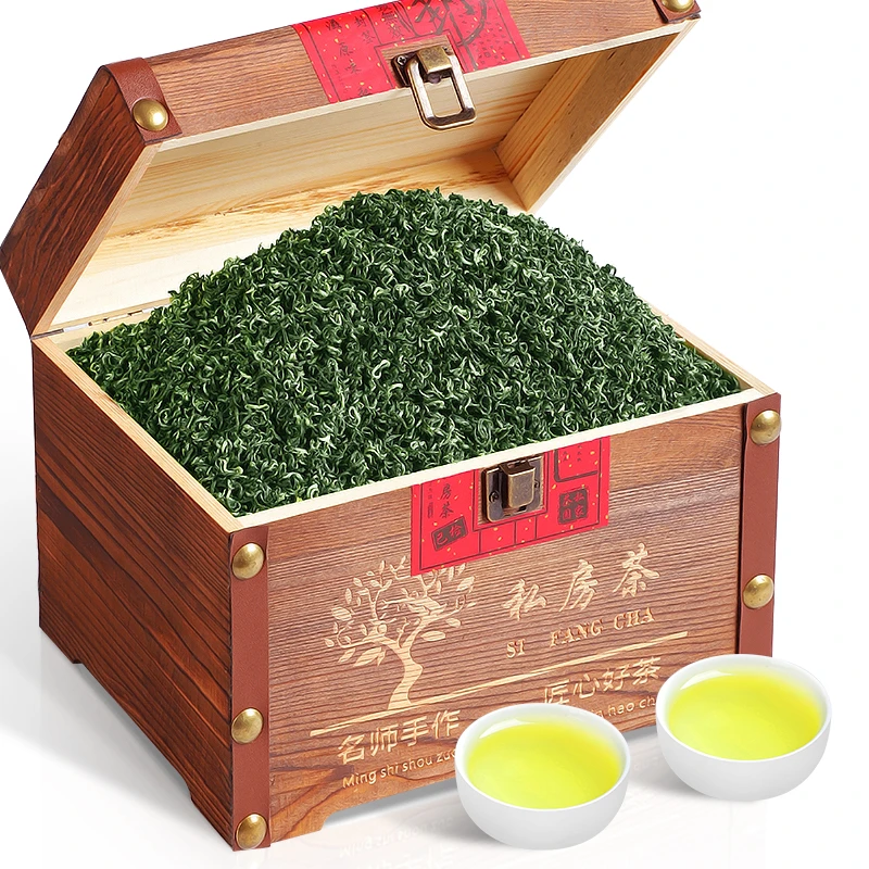匠界碧螺春500g/木桶装新茶苏州花果浓香耐泡型绿茶礼盒装茶叶