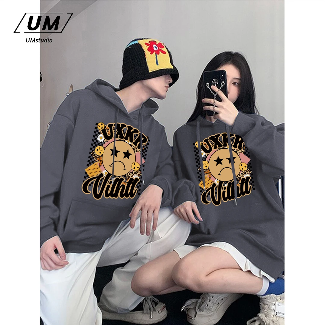 「UM男装定制卫衣」特别的情侣装春秋款2023新款连帽卫衣百搭#T7648