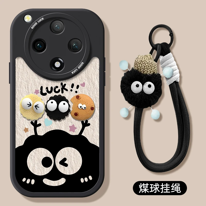 小煤球适用oppofindx8手机壳findx8pro小羊皮挂绳保护软套oppofin