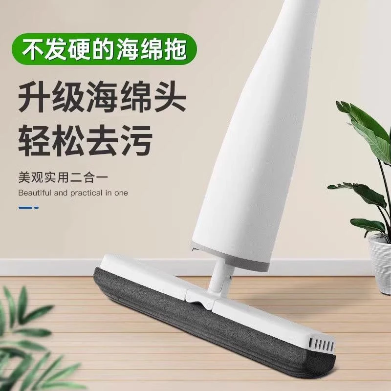 海绵拖把家用一拖净懒人卫生间吸水胶棉拖布2023新款拖地神器