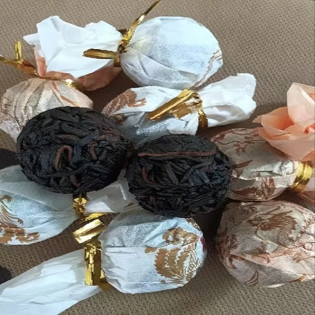 野生普洱生茶散茶龙珠