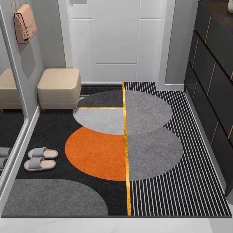 轻奢入户门硅藻泥地垫可擦免洗进门脚垫门口铺地进门垫可裁剪垫子