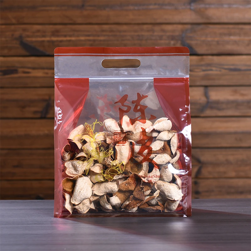 陈皮包装袋子新会特产八边封3D自封拉链防潮储存密封袋自立袋芳村