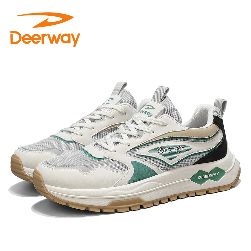 【熊姐补贴】德尔惠正品软底时尚百搭运动休闲鞋141183315米杏绿