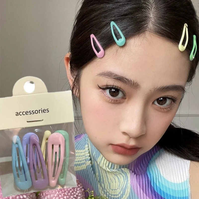 ins风刘海bb夹少女心学生碎发小夹子头饰侧边夹发卡子无痕小发夹