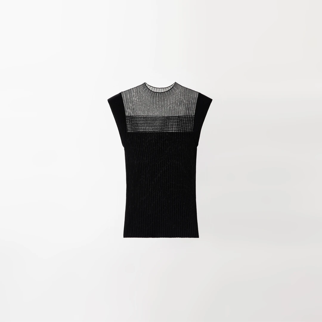 84062女士百搭气质时尚镂空坎肩背心