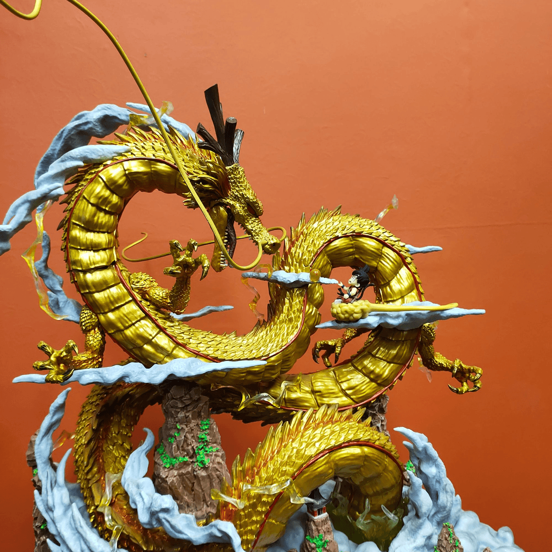 【七龙珠】优质版 金色神龙与小悟空 全款现货