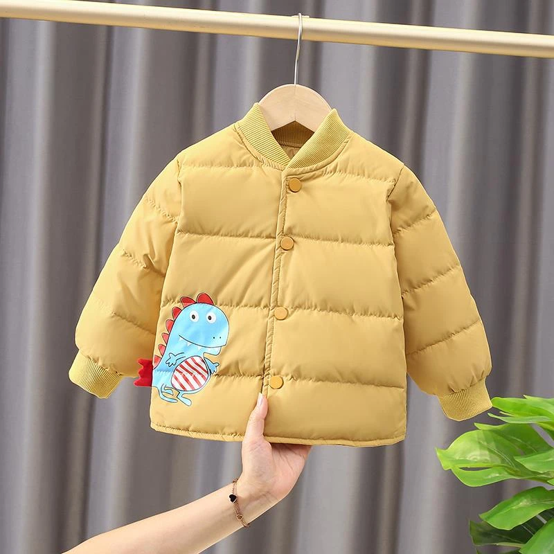 无品牌童装儿童棉服轻薄冬装男女童棉内胆小童宝宝保暖婴儿外套
