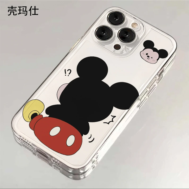 壳玛仕生气米奇背影适用iphone15苹果13手机壳14promax创意12xr透