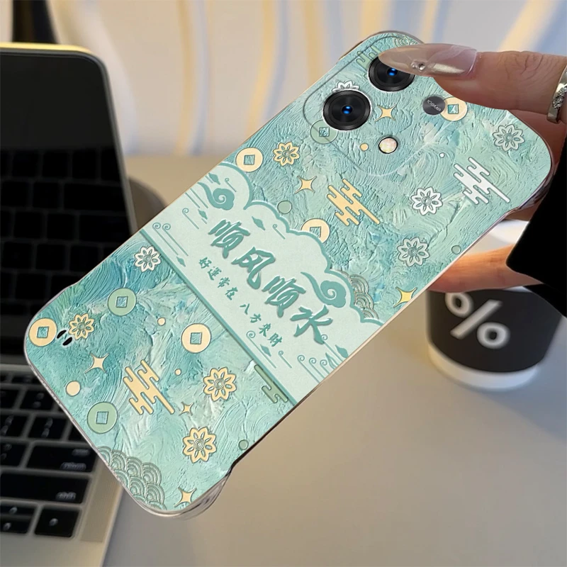 顺风顺水适用于红米note13手机壳13pro+无边框PC壳13pro新12turbo