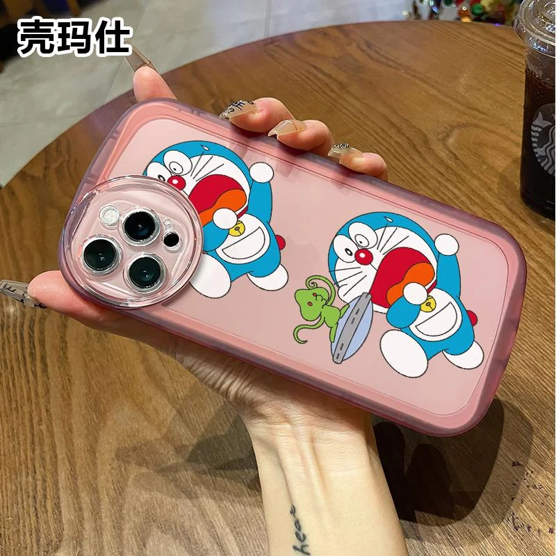 壳玛仕惊吓哆啦适用iPhone15/14promax手机壳13苹果12小胖妞8卡通