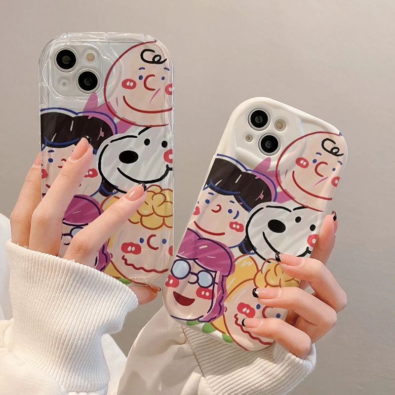 史努比苹果15Plus手机壳13软壳iPhone14Pro/7/12防摔xs/xr/8p/7潮