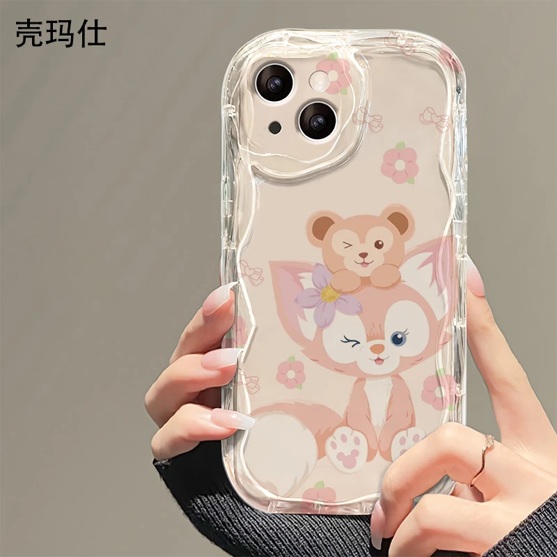 壳玛仕可爱小狐狸适用苹果15promax手机壳13软壳iPhone14/12新11x