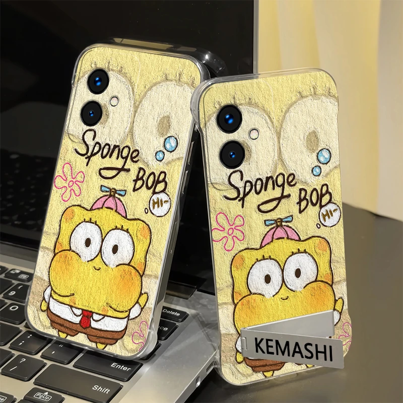 油画海宝适用于荣耀100手机壳简约小众100pro透明ins风无边框PC壳