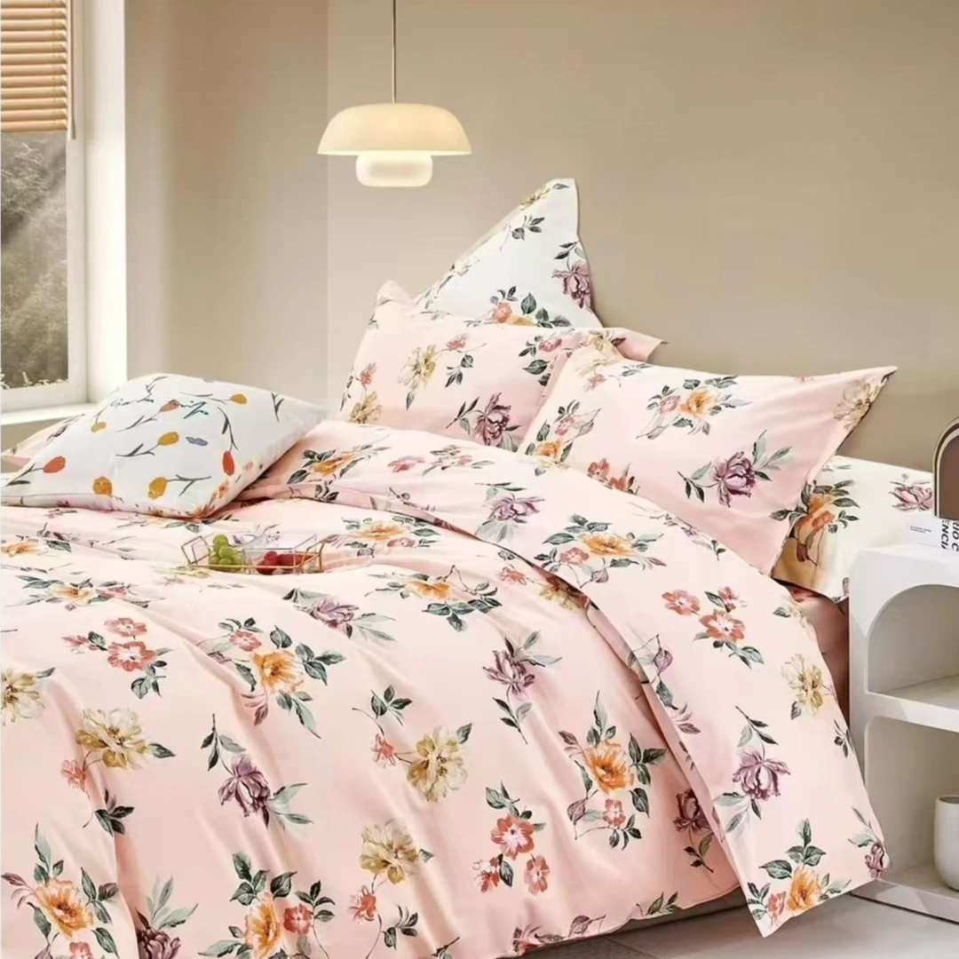 （四件套）加厚纯棉100%全棉被套软糯厚实亲肤透气性