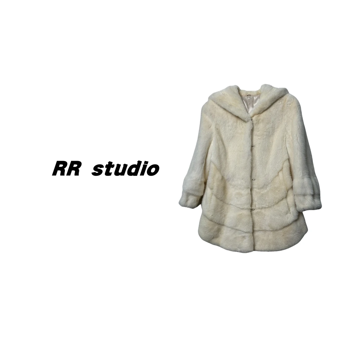 人造皮草 RR studio女士时尚水貂外套#EENX81152
