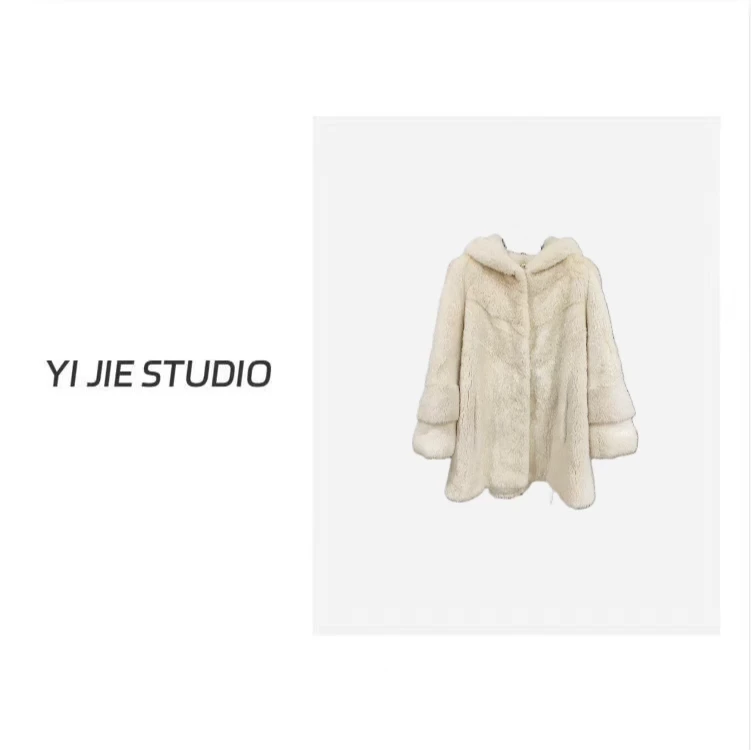 RR studio 时尚显气质毛绒款水貂外套#EENX60244