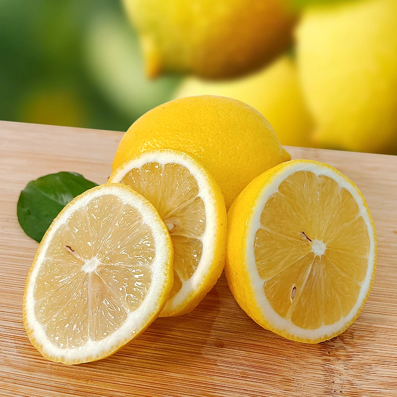 到手【5.5斤】安岳新鲜种植黄柠檬果园采摘发货皮薄多汁榨汁坏赔