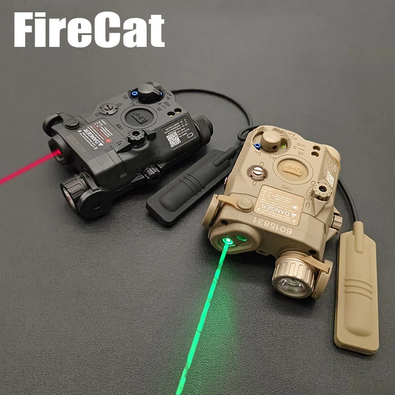 PEQ-15红绿IR镭射补光指示器爆闪战术装备手电照明LED白光电池盒