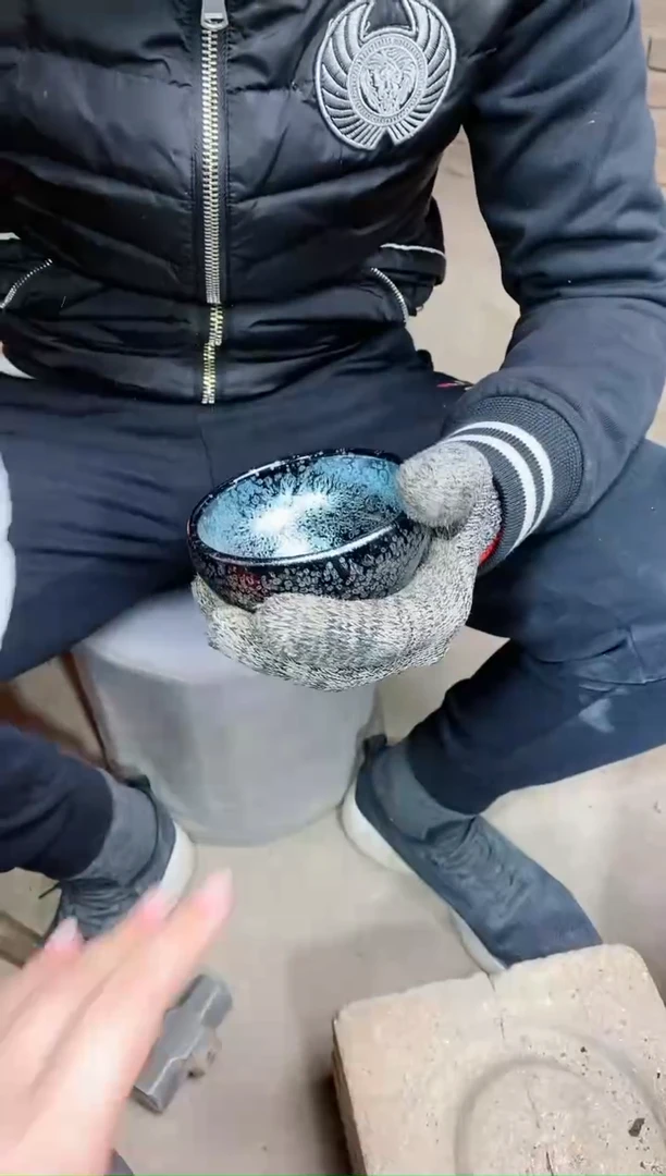 【闪购商品】瓷茶盏天眼油滴钵