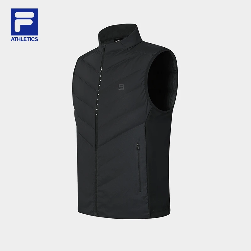 斐乐男【运动轻薄羽绒马甲】 秋冬户外保暖防风上衣A11M441903F