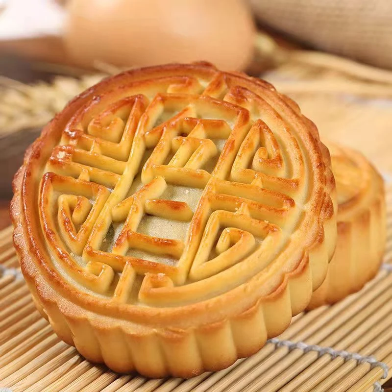 广式五仁大月饼黑芝麻传统老式多口味月饼糕点心中秋月饼小吃制作