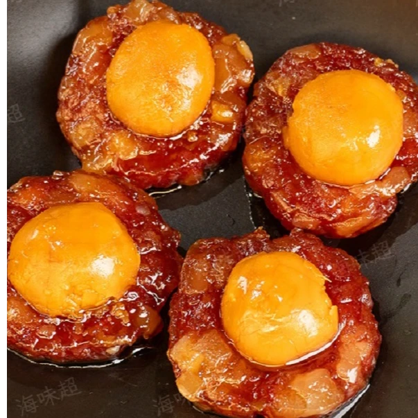 正宗东莞虎门白沙特产腊味手工传统 广东风味咸蛋黄腊肉饼 180g