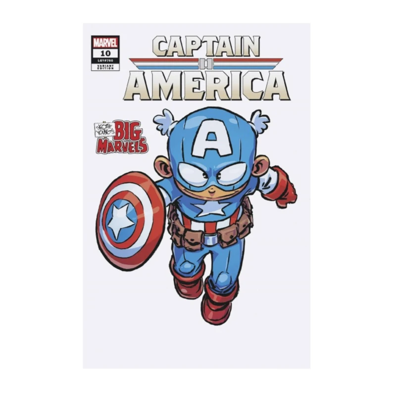 原版美漫-SY画师Q版美国队长10期CAPTAIN AMERICA #10